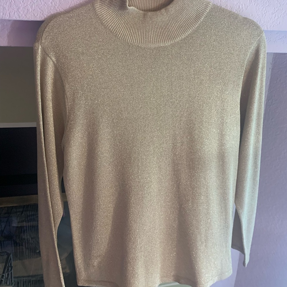 🌾TALBOTS PETITES  (S) Mock Turtle Top🌾